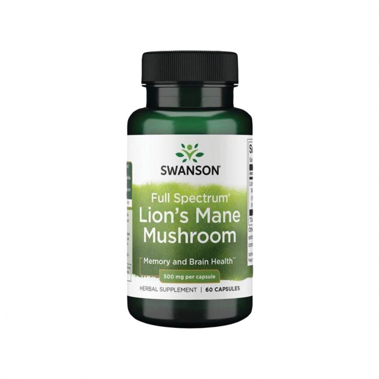 Swanson Lions Mane 60 kaps