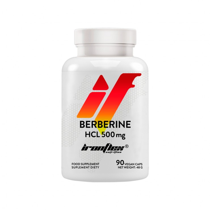 Берберин IronFlex Berberine HCL 500mg 90 caps vegan