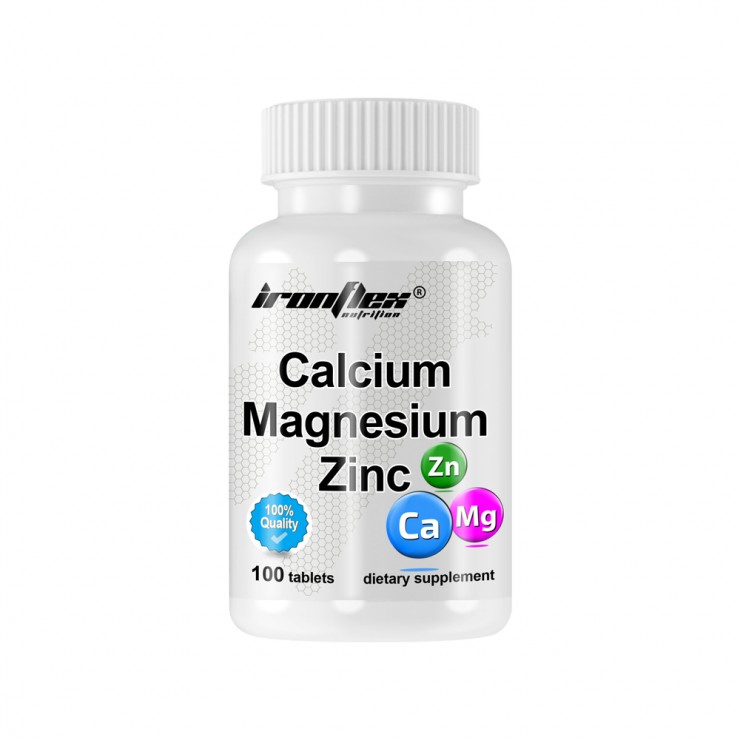 IronFlex Calcium Magnesium Zinc 100tabs