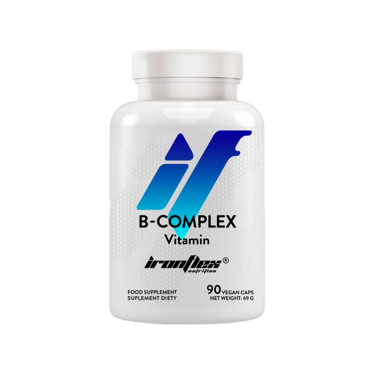 IronFlex Vitamin B Complex 90 caps vegan